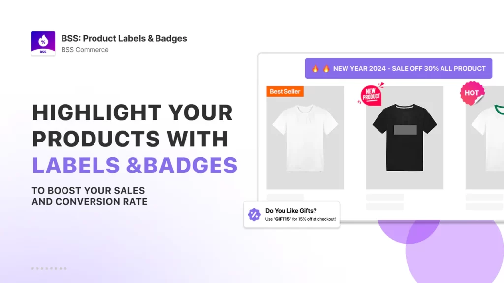 5. BSS: Product Labels & Badges